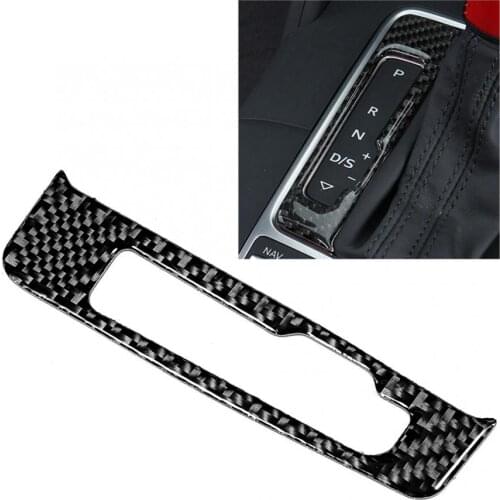 Gear Panel Frame Trim Carbon Fiber Decor Sticker Fits for A3 8V 2014 2015 2016 2017 2018 2019
