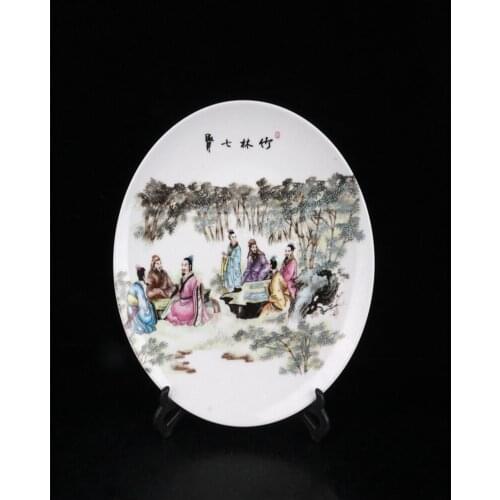 China Porcelain Hand Painting Dish Elaborate Crafts Home Decoration#2