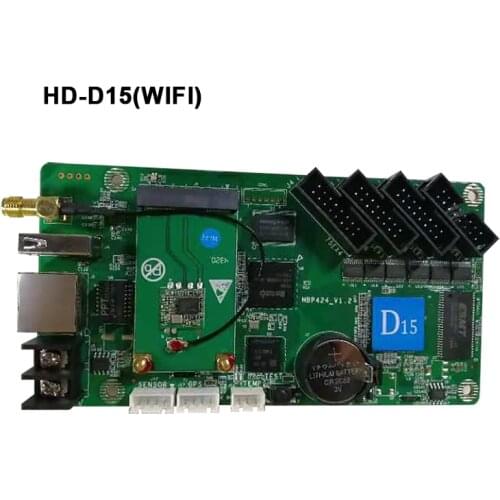 Huidu D15 HD-D15 asynchronous full color led display control card with WiFi port support huidu VP501HD-VP501 led video processor