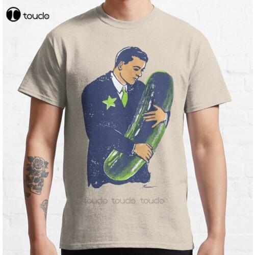 New Hold The Pickle - American Oddities #3 Classic T-Shirt Cotton Men Tee Shirt