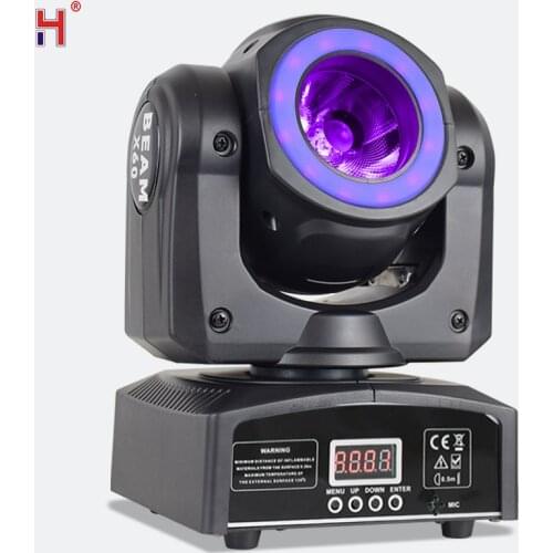 Led Stage Light Moving Head Lyre RGBW DMX Beam 60W Mini DJ Spot Mobile Light Good For Disco Party Light