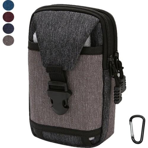 7'' Tactical Waist Pack Men Casual Bag Molle Phone Pouch with Hook EDC Fanny Pack Phone Pocket Case Outdoor Hunting Accessories