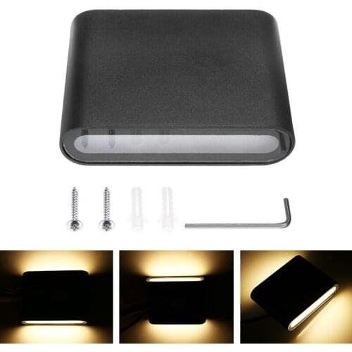 Wall Light Led Waterproof Outdoor Wall Lamp IP65 Aluminum 12W LED Wall Light Indoor Garden Porch Sconce Decoration Light