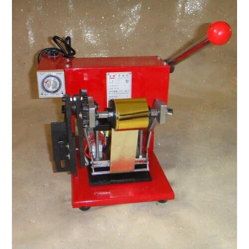 Brand New 4.5"X4.5" Hot Foil Stamping Tipper Bronzing Machine PVC Id Card Letter H