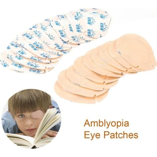 Soft 20Pcs/Set Child Amblyopia Eye Training Eyeshade Orthoptic Corrected Eye Patches Children Lazy EyeMask