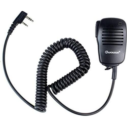 Authentic Genuine Wouxun -21 Hand Speaker Microphone for Wouxun Two-Way Radios KG-UVD1P, KG-UV6D,KG-UV8D,KG-UV9D Plus