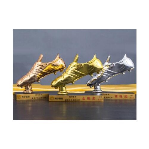 Resin football World Cup golden shoe award custom gift sports series fan trophy Wholesale factory direct selling