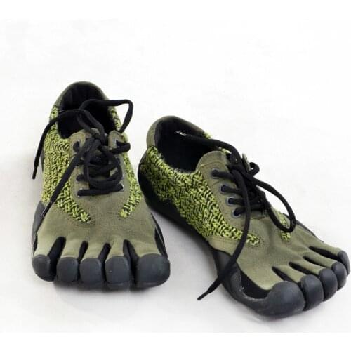 QWEDF New spring and autumn mens sports five-finger shoes Mens five toe casual shoes fitness shoes Soft and comfortable SE-13