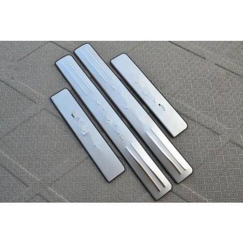 Car styling stainless steel Scuff Plate/Door Sill for 2014-2016 Citroen Elysee C-Elysee Automotive accessories
