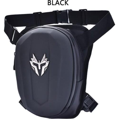 Scooter Leg Bag JIASPEED Motorcycle Hard Shell Riding Outdoor Waist Bags Multifunctional Waterproof Black Pockets Mens