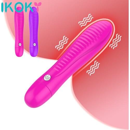 IKOKY Magic Wand Dildo Vibrator Sex Toys for Women AV Stick Erotic G-spot Clitoris Stimulator 12 frequency Speed Adjustable