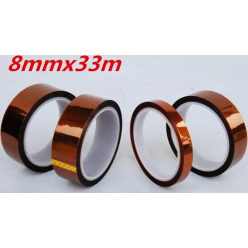 8mm x 33m High-quality BGA Accessories High Temperature Resistant Polyimide Heat Tape High Temperature Tape