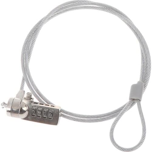 1Pcs 4 Digit Security Password Computer Lock Anti-theft Chain For Notebook PC Laptop Anti-theft Lock Combination Security Locks