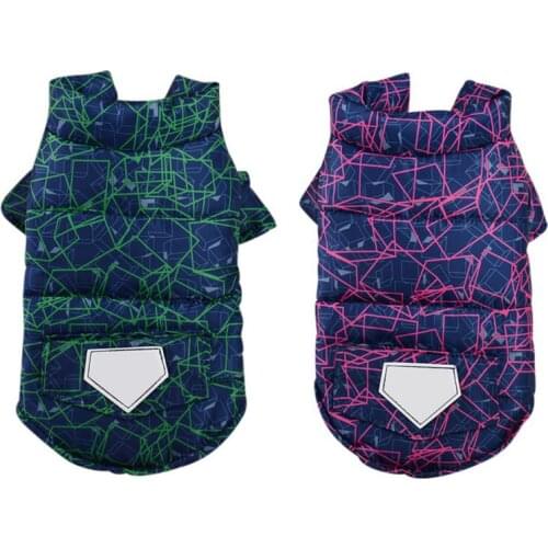 Winter Cotton Padded Dog Coat For French Dogs Puppy Dog Clothes Thickened Stand-up Collar Dog Down Jacket Clothing For Dog