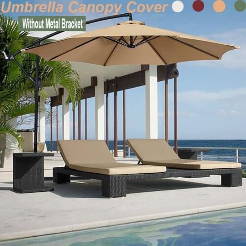 Patio Umbrella Pool Umbrella Garden Sunshade Shield Rain Cover Outdoor Umbrella Replacement Canopy Courtyard Umbrella