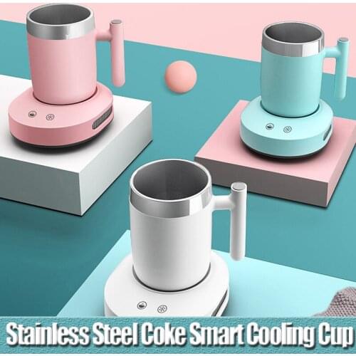 380ml Aluminum Heating And Cooling Cup Insulation Cups Portable Hot And Cold Cup Office Warm Cup Fast Cooling Cup Home Appliance