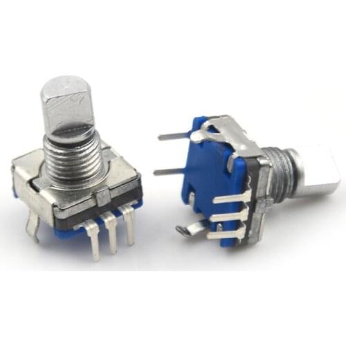 5Pcs/lot Rotary Encoder Push Button Switch Keyswitch Electronic Components Drop Ship Whosesale 12mm