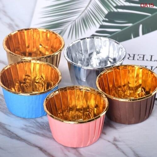 50/100PCS/Pack Muffin Cupcake Liner Cake Wrappers Baking Cup Tray Case Cake Paper Cups Pastry Tools Party Supplies New Arrival