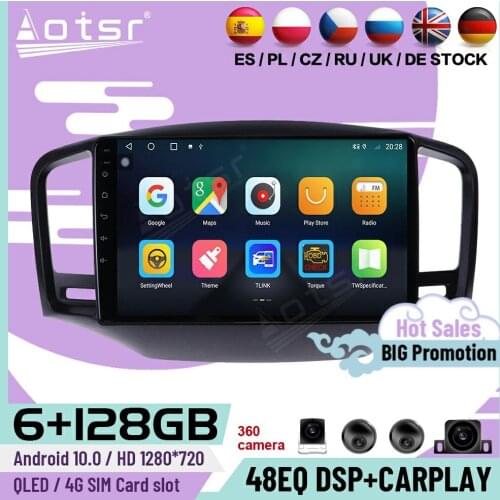 6+128G Carplay Multimedia Stereo Android 10 Player For Roewe 350 2010 2011 2012 2013 2014 2015 2016 GPS Radio Receiver Head Unit