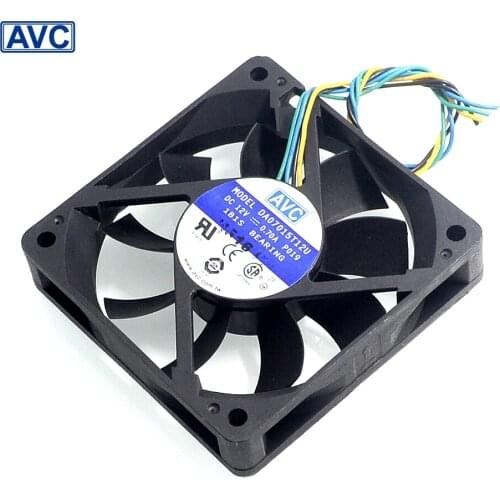AVC New and Original DA07015T12U 7015 7CM 70mm 12V 0.7A 6000 turn four sewing Intelligent Speed cooling fan