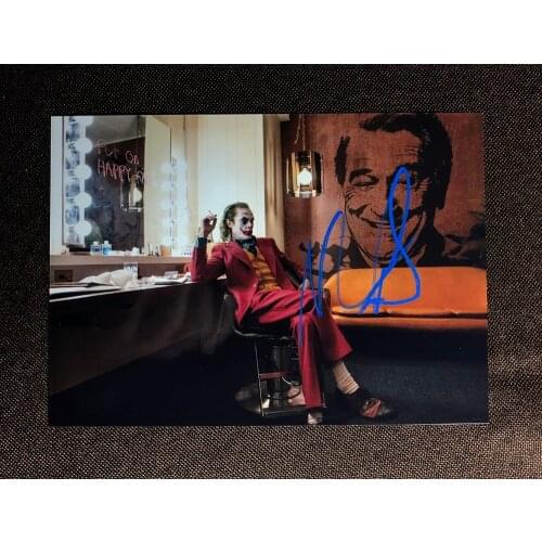 Hand signed The Joker Joaquin Phoenix autographed photo 5*7 autograph in ink 1119M3