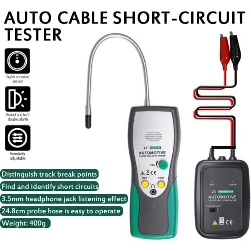 DY25 Car Tester Cable Tracker Automotive Short Open Circuit Finder Tester Car Repair Tool Car Circuit Scanner Diag 2 Wire Cables