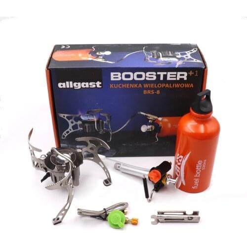 BRS Outdoor Portable Oil Gas Cooker Multi Fuel Stoves Backpacking Hiking Picnic Camping Cooking Stove brs-8