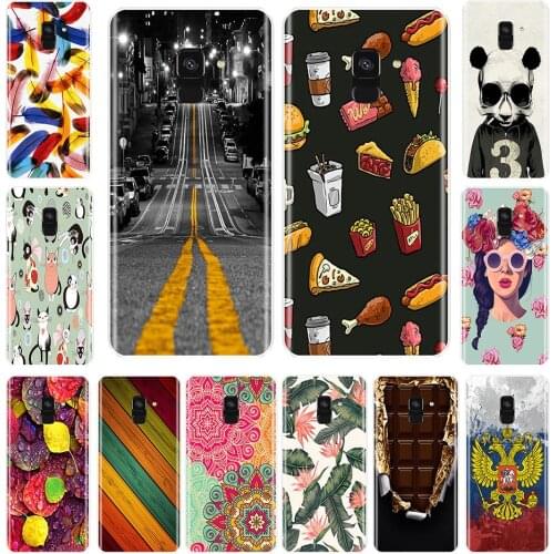 Phone Case For Samsung Galaxy A3 A5 A6S A7 A9 2016 2017 Soft Silicone TPU Art Landscapes For Samsung A8 Plus 2018 Case Cover