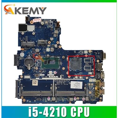 For HP 450 G2 Laptop Motherboard ZPL40/ZPL50/ZPL70 LA-B181P 768058-601 With SR1EF i5-4210 CPU MB 100% Tested Fast Ship