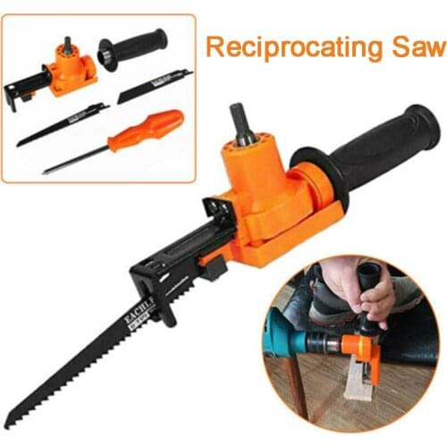 Electric Drill Reciprocating Saw Cutter Metal Cordless Cutting Power Tool Electric Saw Woodworking Cutting Tool Saw Attachment