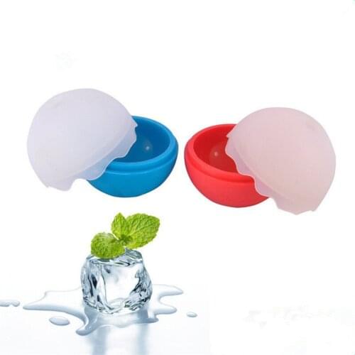 6cm diameter wave round silicone ice ball tray maker mold