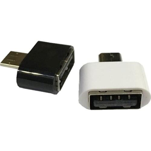 Micro USB OTG Adapter Black Robot Coupler