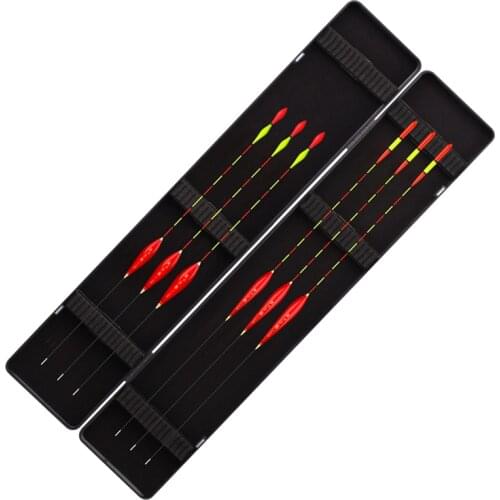 6pcs Nano Fishing Float Sports Fishing Supplies Drop Shipping Balsa Boya FreshWater Flotador Carp Fishing Tackle with Box