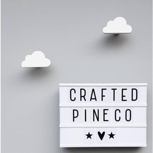 Rabbit/Beard/Cloud Wall-mounted Hooks Wooden Hanger New Popular DIY Wall Decoration Kids Room Supplies Simple Style