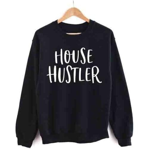 Skuggnas New Arrival House Hustler Sweatshirt Real Estate Agent Gift Broker Gift Agent Running Comps Jumper Investor Gift High quality Unisex Sweatshirt Drop Shipping