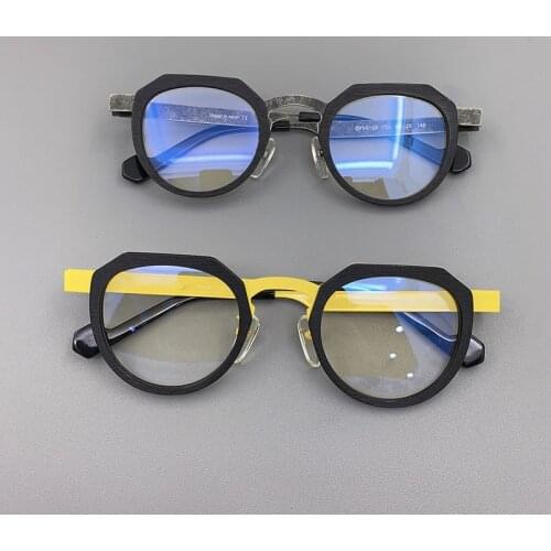 Handmade Retro Glasses Frame Men Women 2020 Vintage Irregular Eye Glasses Optical Prescription Eyeglasses Frames Eyewear Oculos