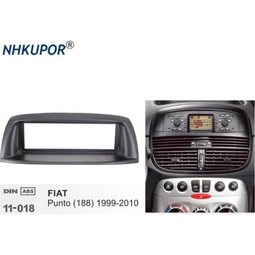 Car Stereo Dash Frame Kit Radio CD Player Install Mount Trim For FIAT Punto (188) 1999-2010 Fascia 1 Din Centre Console Holder