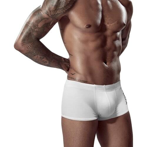 ORLVS Male Short Pants Boxer Careful Work Soft Delicate Material Good Absorrtion Good Elasticity Without Trace Underpants