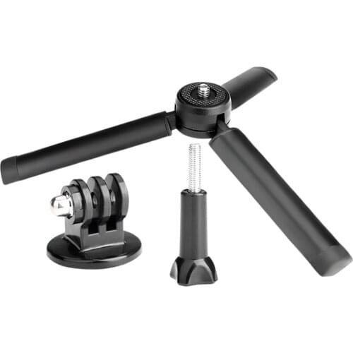 Camera Tripod Selfie Adapter Base, Handheld Foldable Tripod Mount for Osmo Action