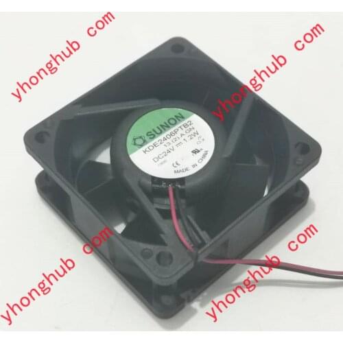 SUNON KD2406PTB2 13.(2).A.GN DC 24V 1.2W 60x60x25mm Server Cooling Fan