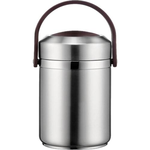 Large Capacity 1600ML/2000ML Thermos Lunch Box Portable Stainless Steel Food Soup Containers Vacuum Flasks Thermocup for All Age
