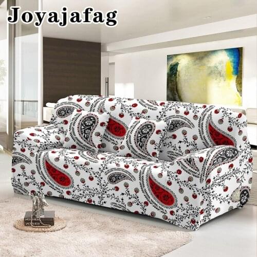Traditional Paisley Sofa Cover For Living Room Boho Stretch Washable Corner Couch Covers L Shape Elastic Slipcover Dust-proof