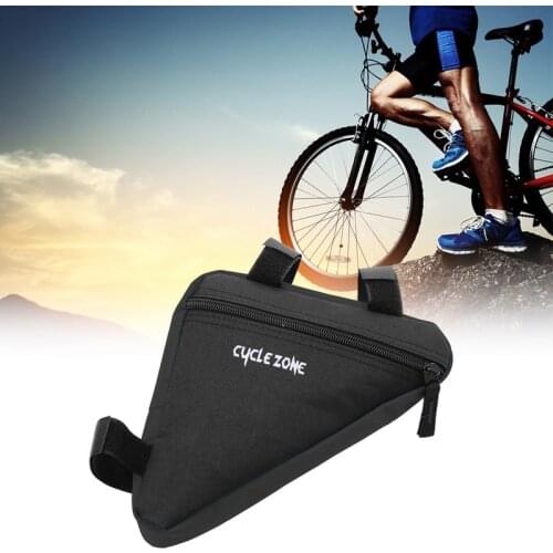 Bicycle Frame Triangle Bag Mountain Bike Beam Waterproof Bag Road Bike Bracket Saddle Bag Polyester Bicycle Accessories