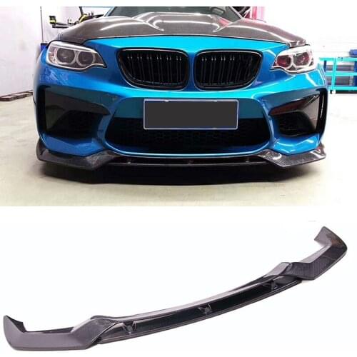 VO-R Style Carbon fiber Front Lip Spoiler Fit For BMW F87 M2
