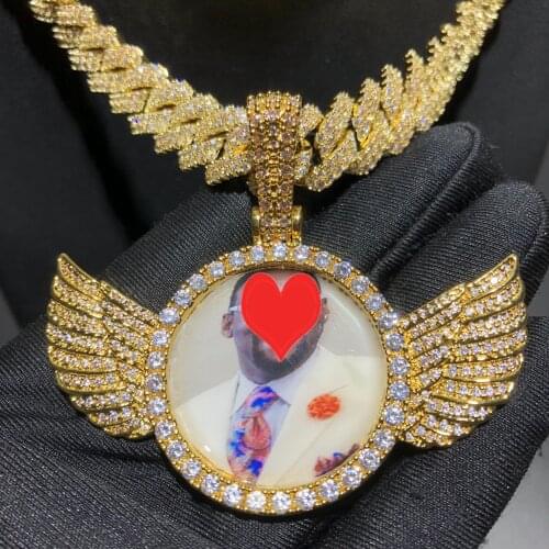 Custom photo memory jewelry pendant