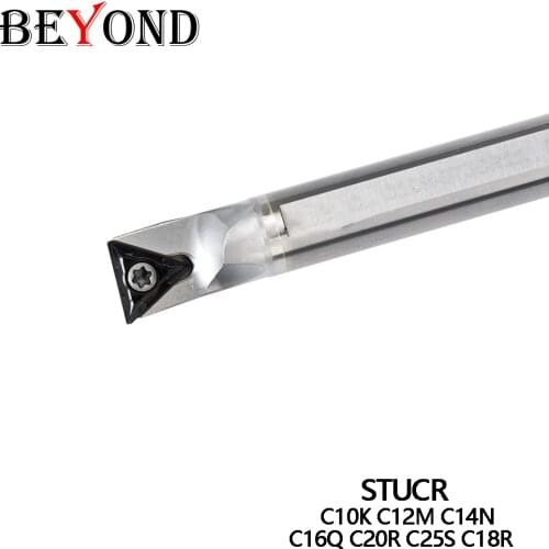 BEYOND Tungsten Steel Internal Turning Tools Insert Hole C10K C12M C14N C16Q C20R C25S C18R STUCR Carbide CNC High Quality