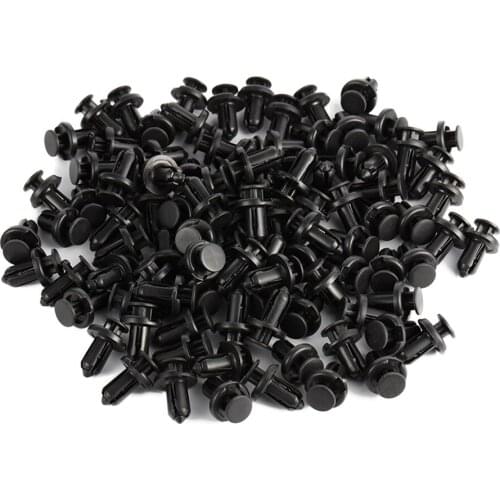 10mm 50pcs Car Fender Rivet Fastener Clips Plastic Hole Car Bumper Retainer Rivet Clip Universal Styling for Honda