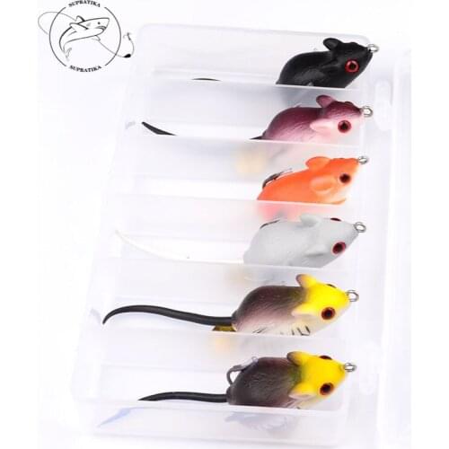 6 Pcs/Lot Artificial Thunder Frog Fishing Lure Soft Bait Sets 5cm/8.96g High Quality Freshwater Silicone Fishing Lure Sets