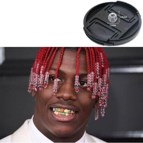 100 pieces/pack 12 mm wig accessories dreadlocks decorative extensions ring accessories resin plastic transparent pearl 5 mm