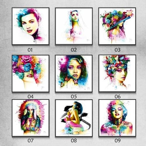 Watercolor Painted Beauty Mural Background Art Decoration Painting Beauty Salon Nail Art Manicure Wall Covering Poster Wallpaper